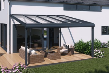 Modernisering van de terrasoverkapping met terrasmeubilair